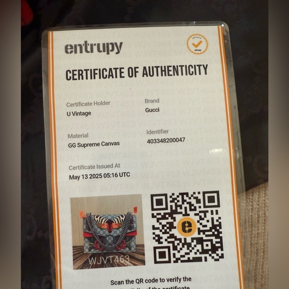 💯 Gucci GG Supreme Medium Embroidered Dionysus - Picture 15 of 15